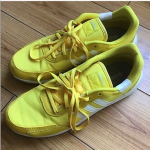 YELLOW ADIDAS SHOES